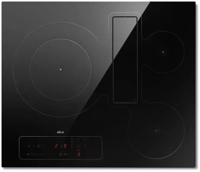 Варочная панель с вытяжкой Elica NIKOLATESLA FIT 3Z BL/A/60