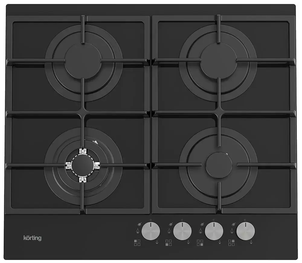 Газовая стеклянная варочная панель Korting HGG 6722 CTN
