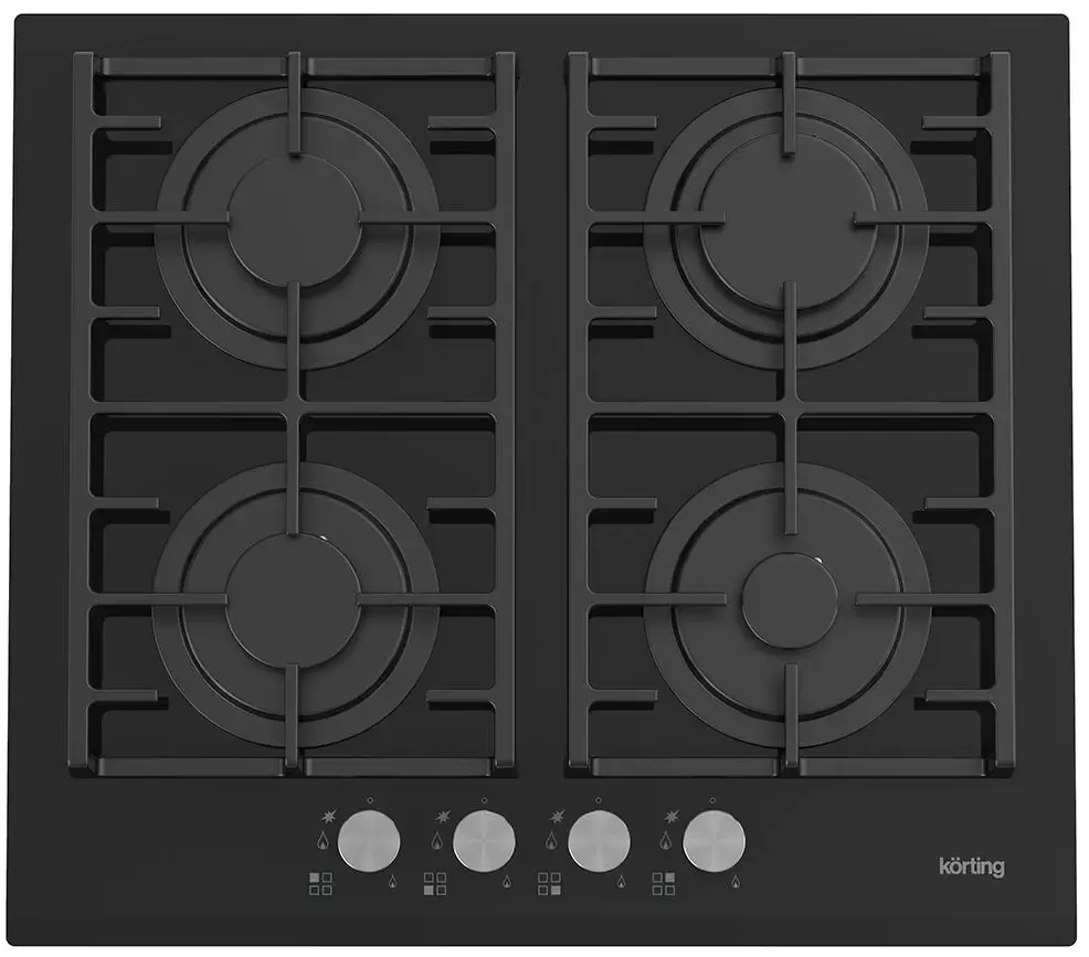 Газовая стеклянная варочная панель Korting HGG 6805 CN