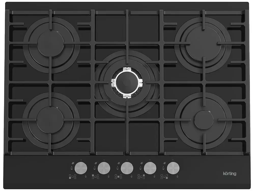 Газовая стеклянная варочная панель Korting HGG 7835 CTN