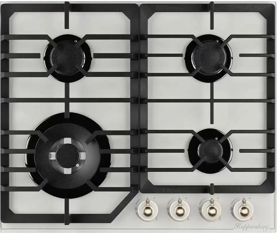 Газовая варочная панель Kuppersberg FG 601 W Silver