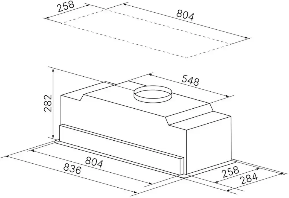 Встраиваемая вытяжка Kuppersbusch DEL 9550.0 E
