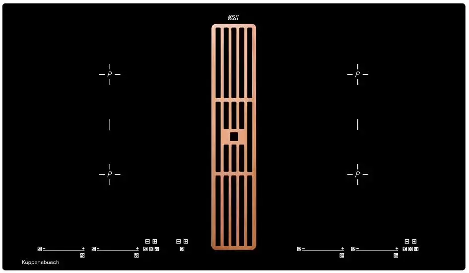 Варочная панель с вытяжкой Kuppersbusch KMI 9800.0 SR Copper