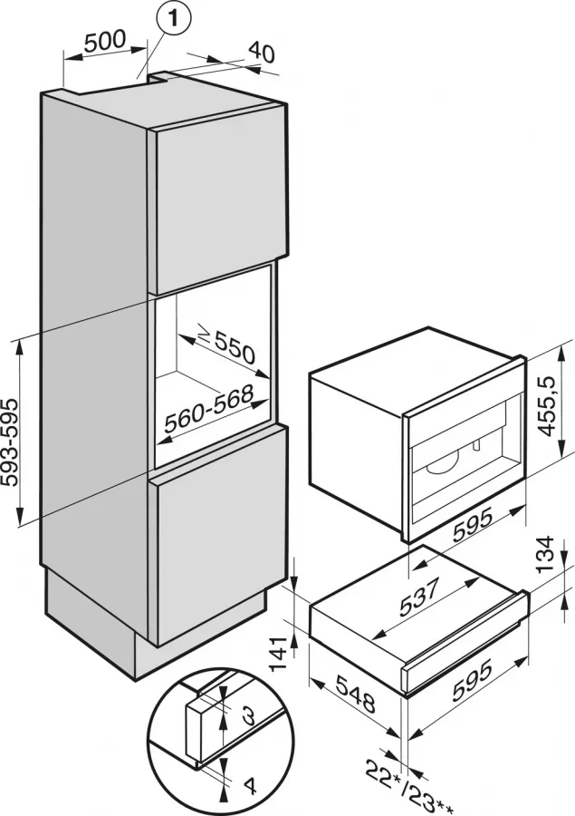 Встраиваемый подогреватель Miele ESW 7110 EDST/CLST