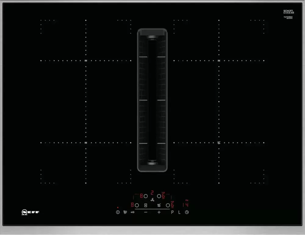 Индукционная варочная панель со встроенной вытяжкой Neff T47TD7BN2