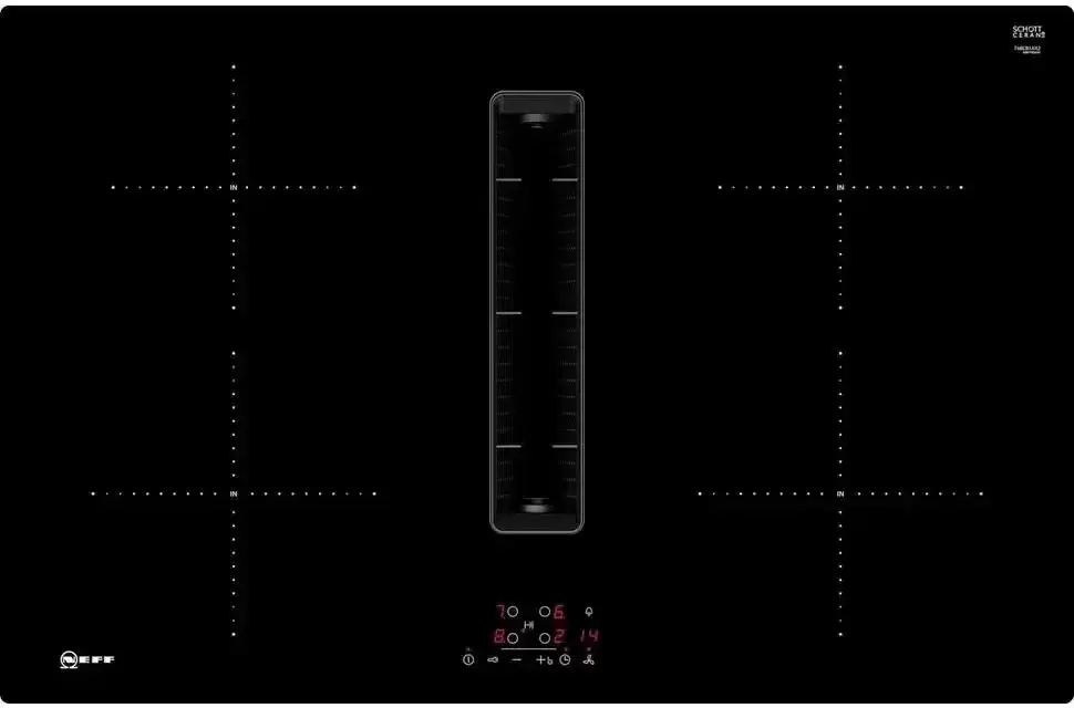 Варочная панель с вытяжкой Neff T48CB1AX2
