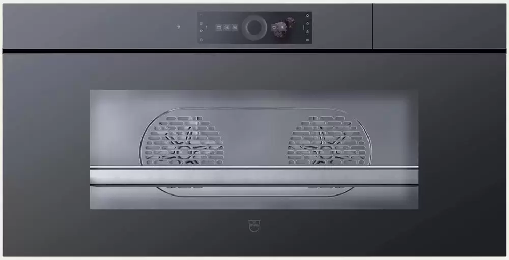 Встраиваемая пароварка V-ZUG CombiSteamer V6000 45L Grand AutoDoor CS6T-23046 черное стекло